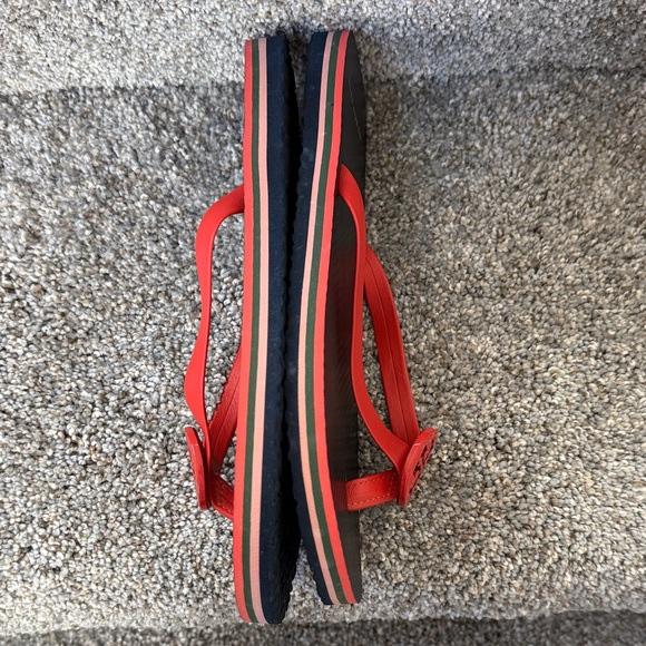 Tory Burch Black and Grenadine Sandals - Picture 6 of 6